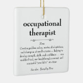 Ergotherapeut Definitie Dank u Cadeau Keramisch Ornament (Rechts)