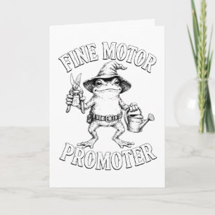Ergotherapeut Fijnmotoriek Promotor Grappig Kaart