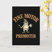 Ergotherapeut Fijnmotoriek Promotor Grappig Kaart (Gele Bloem)