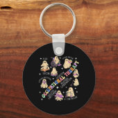 Ergotherapeut Halloween Spooky Out Sleutelhanger (Voorkant)
