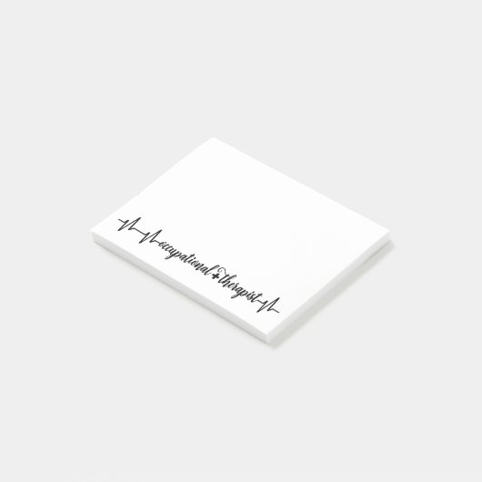 Ergotherapeut Hartslagtherapie Post-it® Notes (Schuin)