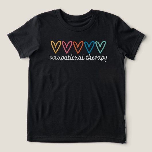 Ergotherapeut Tri-Blend Shirt (Design voorkant)