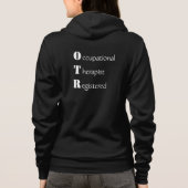 Ergotherapeut Zip-up Sweatshirt (Achterkant)