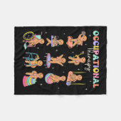 Ergotherapeuten maken altijd de leuke lijst fleece deken (Voorkant (Horizontaal))