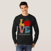 Ergotherapie-assistent Gefallen Groovy Terug Naar T-shirt (Voorkant volledig)