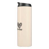 Ergotherapie Cheetah Print Hart Thermosbeker (Geroteerd rechts)