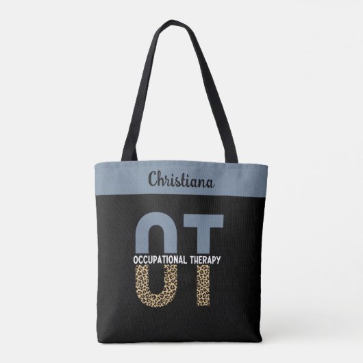 Ergotherapie Ergo Student cadeaus op maat Tote Bag (Achterkant)