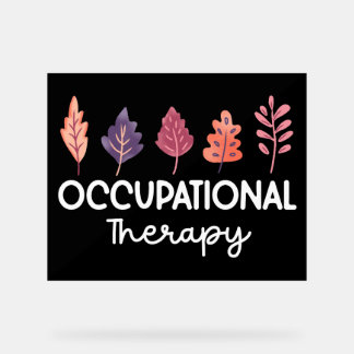 Ergotherapie - ergotherapeut acryl bord