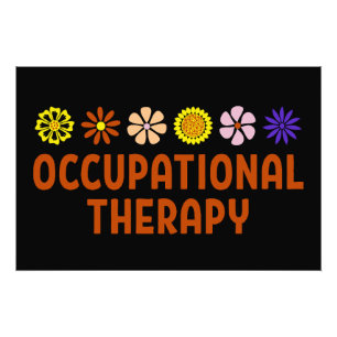 Ergotherapie - ergotherapeut foto afdruk