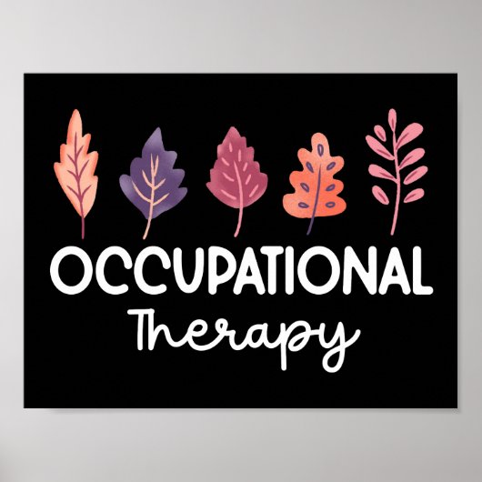 Ergotherapie - ergotherapeut poster (Voorkant)