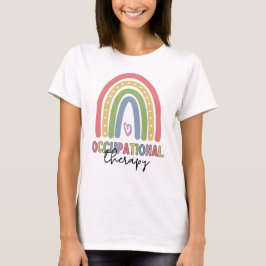 Ergotherapie ET therapeut regenboog T-shirt
