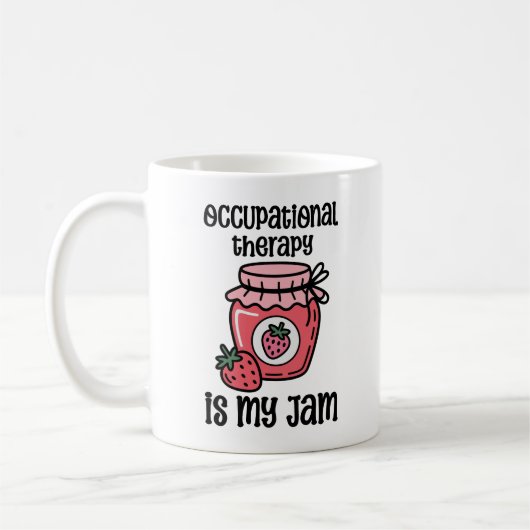 Ergotherapie Grappige Quote Koffiemok (Links)