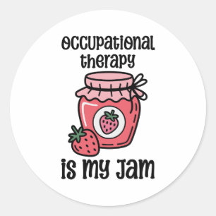 Ergotherapie Grappige Quote Ronde Sticker