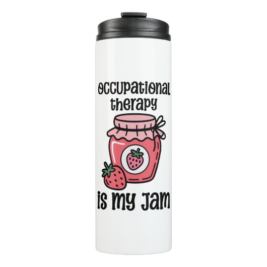 Ergotherapie Grappige Quote Thermosbeker (Voorkant)