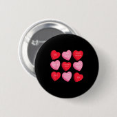 Ergotherapie Hart Snoep Valentijnsdag Ot Ronde Button 5,7 Cm (Voorkant /achterkant)