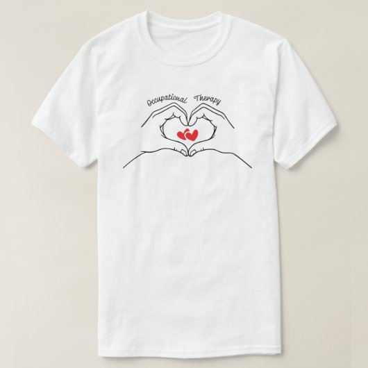 Ergotherapie Hartelijk T-shirt (Design voorkant)