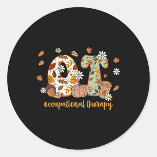 Ergotherapie Herfst Ot Ota Herfst Thanksgivi Ronde Sticker