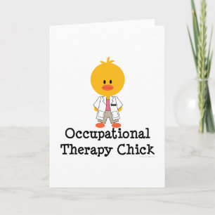Ergotherapie kuiken Wenskaart Kaart