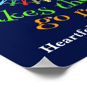 Ergotherapie laat de wereld draaien OT Poster (Hoek)