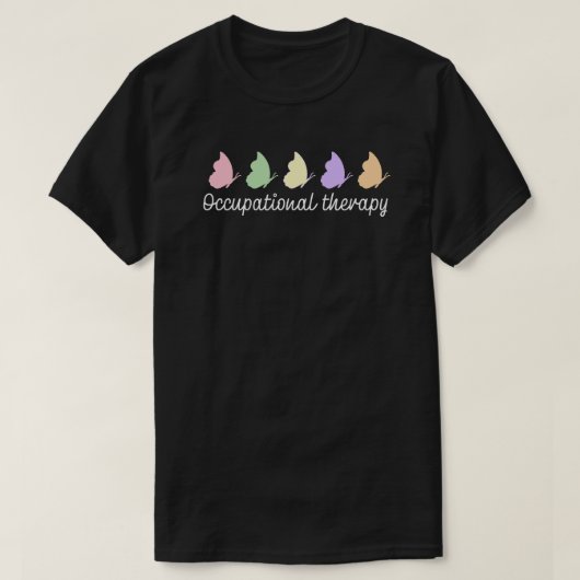 Ergotherapie OT Schattige hart T-shirt (Design voorkant)