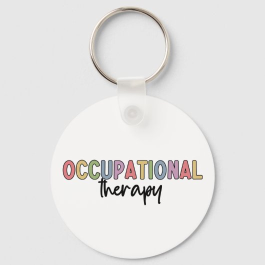 Ergotherapie OT Student Afstudeercadeaus Sleutelhanger (Voorkant)