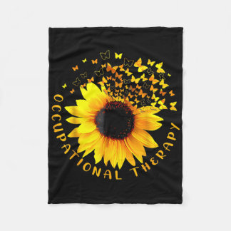 Ergotherapie Sunflower Ot Therapeut Istant Fleece Deken