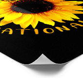 Ergotherapie Sunflower Ot Therapeut Istant Poster (Hoek)