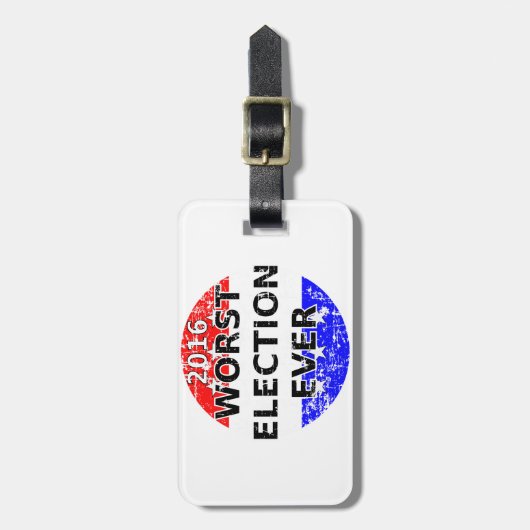 Ergste verkiezingsdag bagagelabel (Voorkant verticaal)