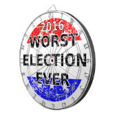 Ergste verkiezingsdag dartbord (Voorkant Rechts)