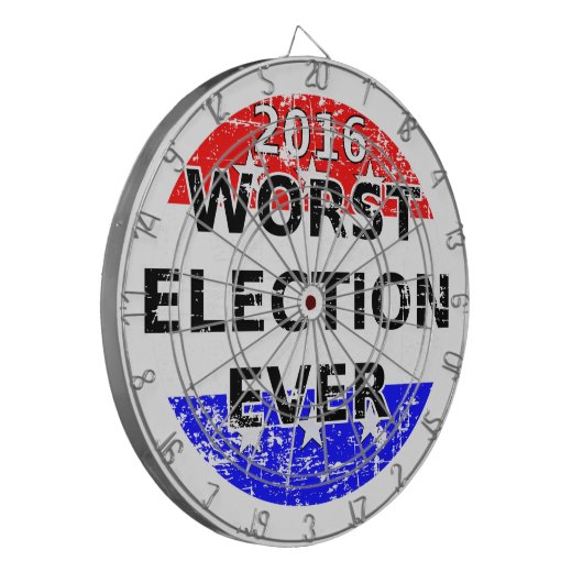 Ergste verkiezingsdag dartbord (Voorkant Links)
