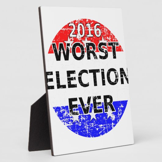 Ergste verkiezingsdag fotoplaat (Zijkant)