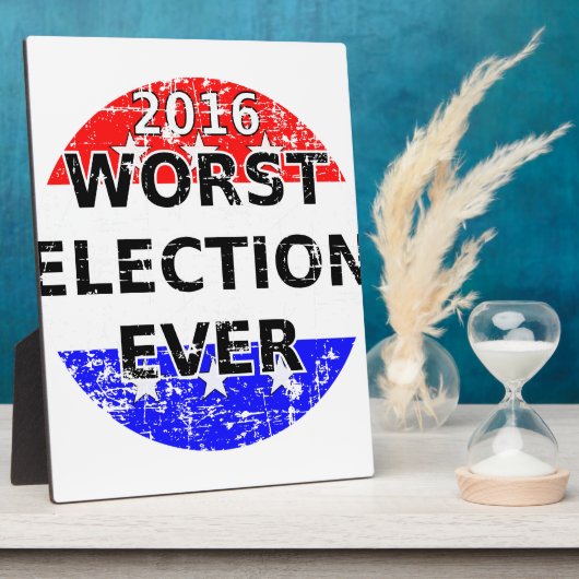 Ergste verkiezingsdag fotoplaat (Zijkant)