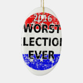 Ergste verkiezingsdag keramisch ornament (Rechts)
