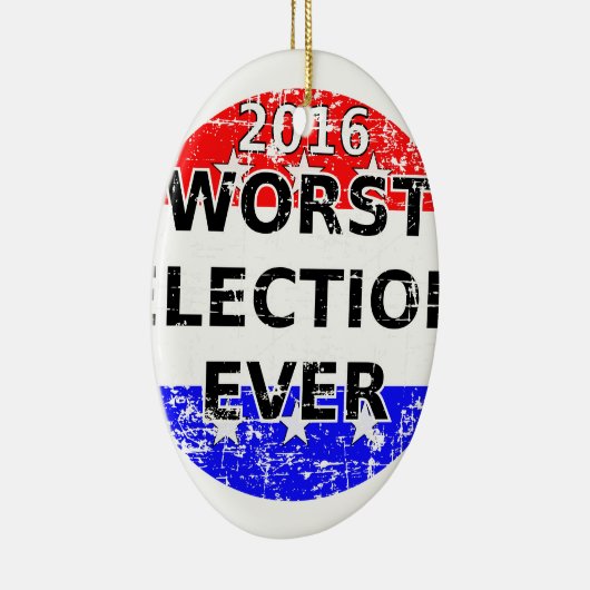 Ergste verkiezingsdag keramisch ornament (Rechts)