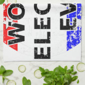 Ergste verkiezingsdag theedoek (Gevouwen)