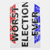 Ergste verkiezingsdag theedoek (Verticaal)