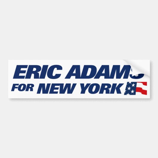 Eric Adams for NYC Mayor 2025 Bumpersticker (Voorkant)