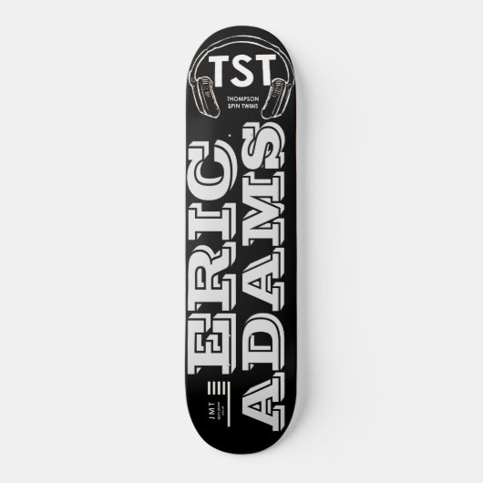 ERIC ADAMS Skateboarden Persoonlijk Skateboard (Voorkant)