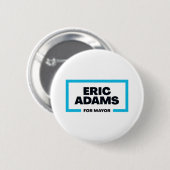Eric Adams Voor Burgemeester Van New York City Ronde Button 5,7 Cm (Voorkant /achterkant)