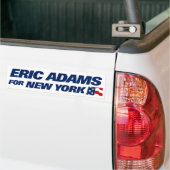 Eric Adams voor burgemeester van NYC 2025 Bumpersticker (Op Truck)