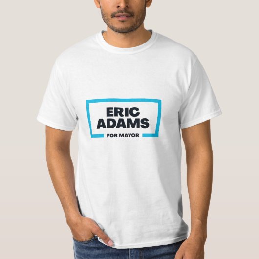 Eric Adams voor de burgemeester van NYC T-shirt (Voorkant)