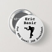 Eric Basir voor President Grote Button (Voorkant /achterkant)
