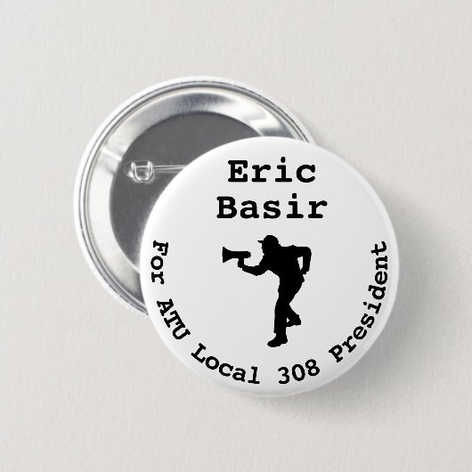 Eric Basir voor President Grote Button (Voorkant /achterkant)