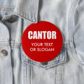 ERIC CANTOR 2012 RONDE BUTTON 4,0 CM (In situ)