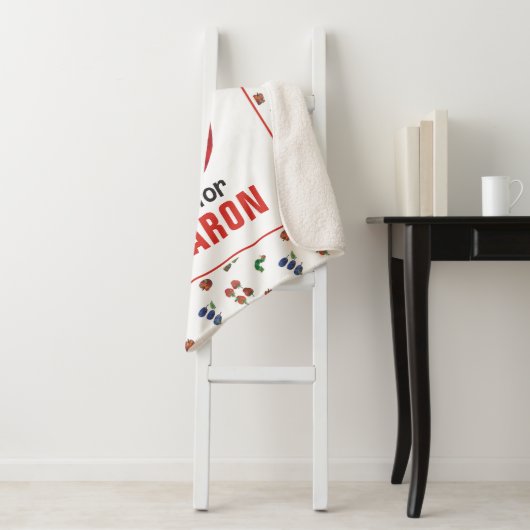 Eric Carle | A is voor Apple Sherpa Deken (In situ)