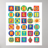 Eric Carle | Alfabet Blocks Patroon Poster (Voorkant)