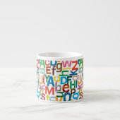 Eric Carle | Alfabet Pattern Letters Espresso Kop (Voorkant)