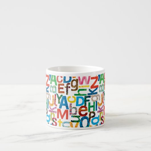 Eric Carle | Alfabet Pattern Letters Espresso Kop (Voorkant)