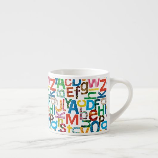 Eric Carle | Alfabet Pattern Letters Espresso Kop (Rechts)