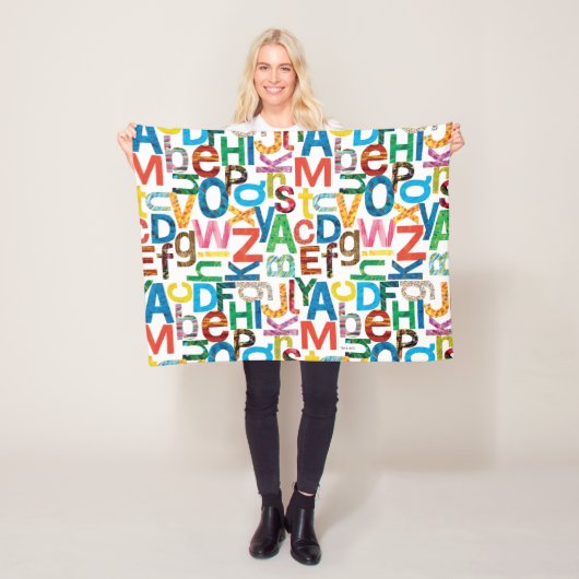 Eric Carle | Alfabet Pattern Letters Fleece Deken (In situ)